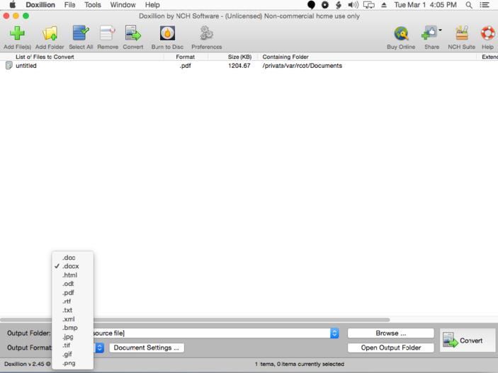 how to convert docx to pdf on mac