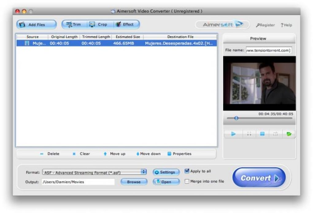 Aimersoft Video Converter For Mac Crack